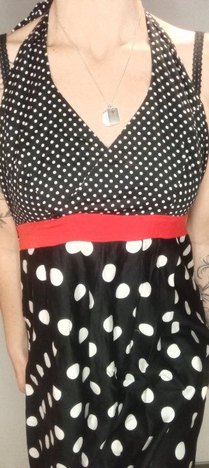Robe pin-up à pois PROMOD Taille L/XL