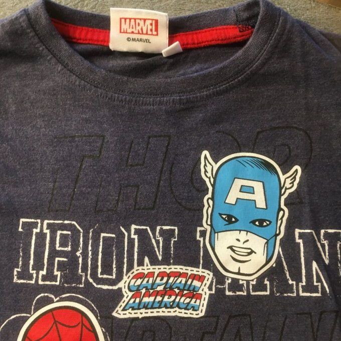 T-shirt manches courtes Marvel 4 ans