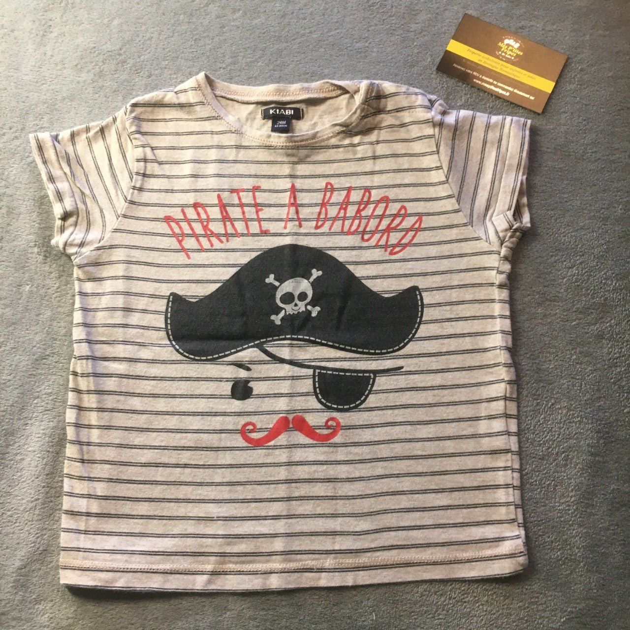 Petit t-shirt pirate trop mignon Kiabi 2 ans