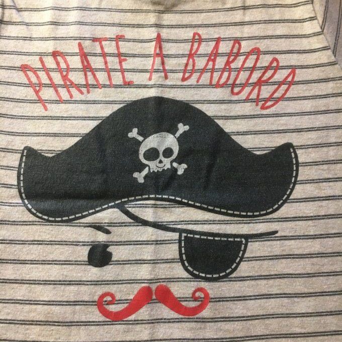 Petit t-shirt pirate trop mignon Kiabi 2 ans